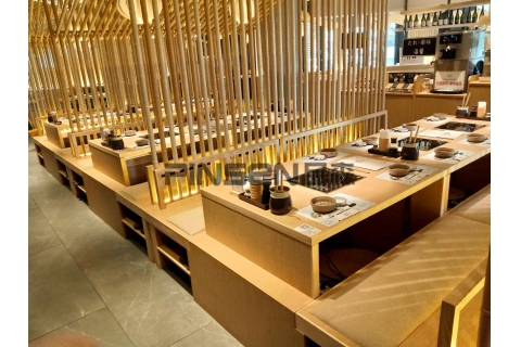 日式烤肉店應(yīng)該如何選擇合適的日式烤肉桌？在裝飾設(shè)計(jì)中應(yīng)注意什么？